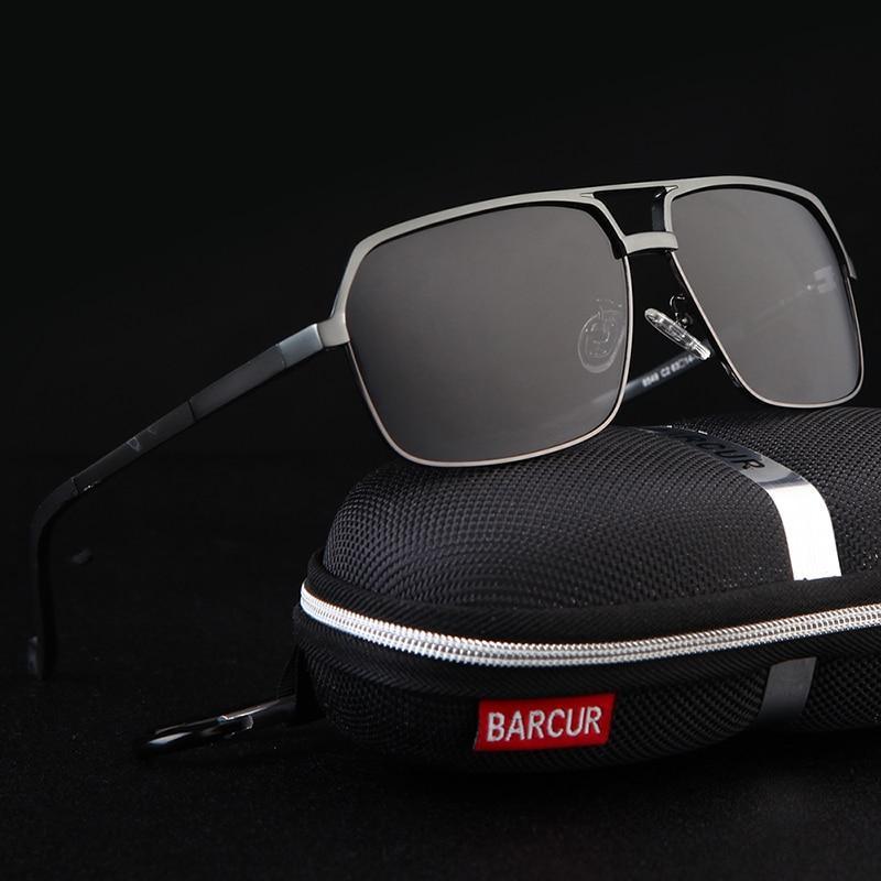 Stevvex luxury men's aluminum sunglasses with polarized UV400 mirror lenses, stylish and elegant for outdoor sun protection.