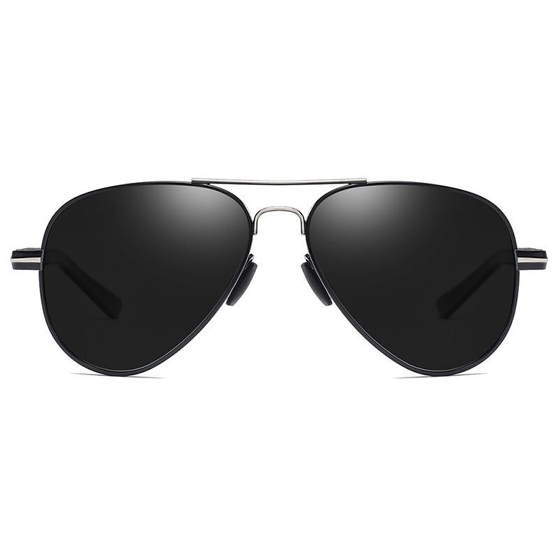Stevvex aviation luxury polarized pilot-style sunglasses with UV400 protection and dark tinted lenses.