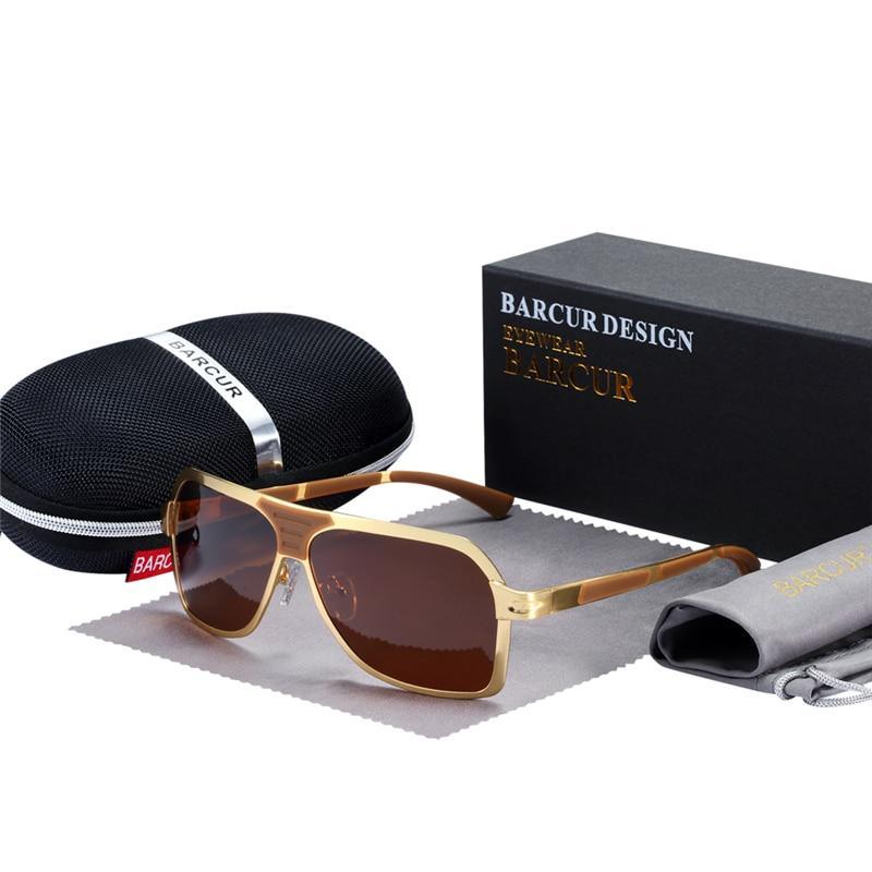 Stevvex polarized UV400 aviator retro sunglasses with metal frames and dark tinted lenses.