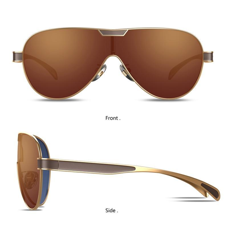 Stevvex Polarized Aviator Sunglasses – UV400 Stainless Steel Unisex