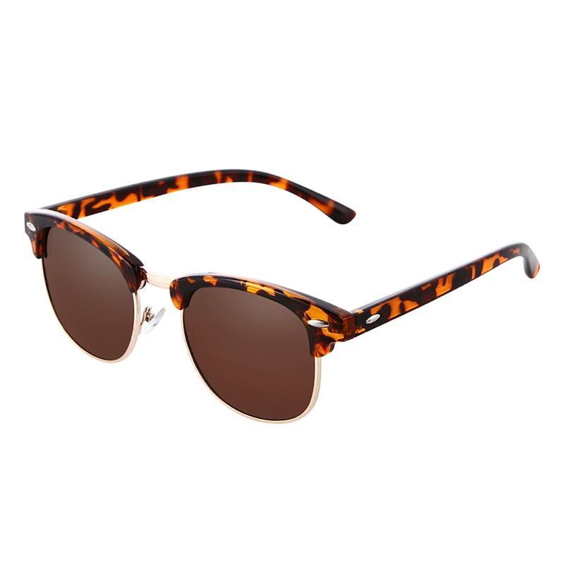 Stevvex Barcur polarized retro sunglasses with UV400 protection, featuring classic frame and tinted lenses in a stylish design.