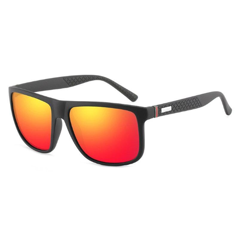 Stevvex classic retro polarized UV400 unisex sunglasses with dark tinted lenses and stylish frame, suitable for outdoor wear