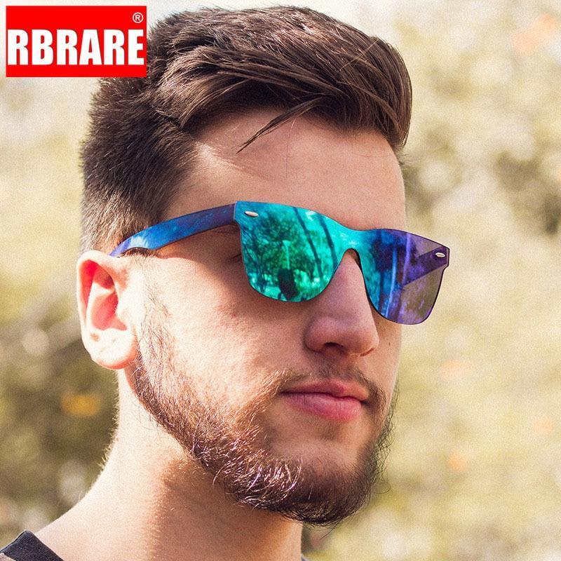 Unisex retro sunglasses with UV400 mirror flat lenses by Stevvex, featuring stylish frame and reflective mirror surface.