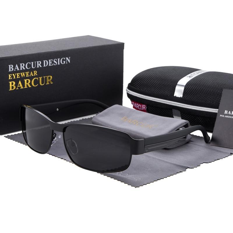 Stevvex Barcur polarized UV400 alloy sunglasses with sleek frame and tinted lenses, designed for stylish sun protection.