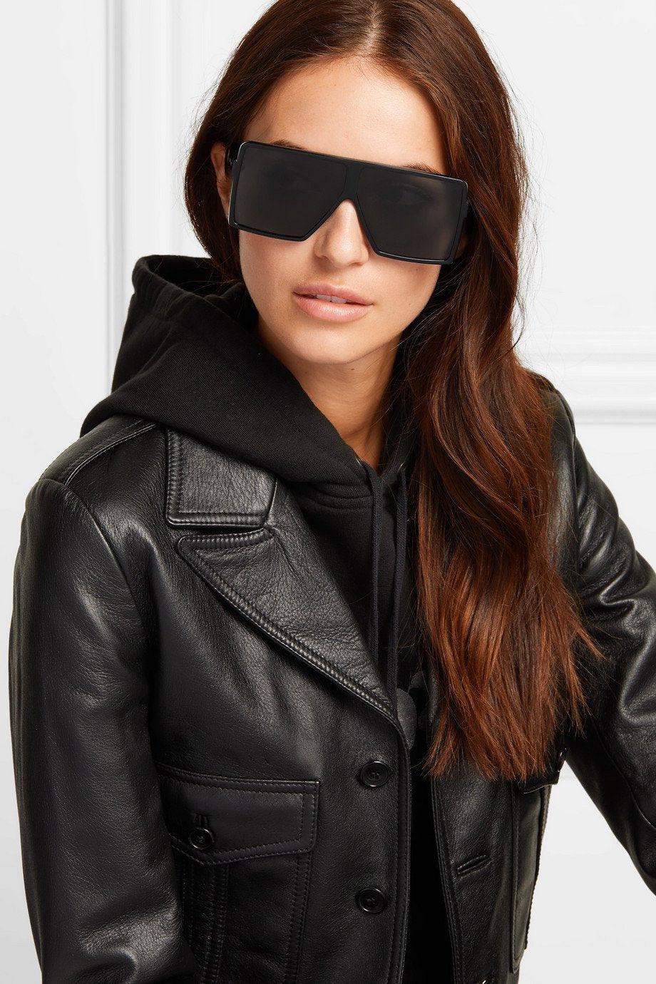 Stevvex oversized modern luxury square sunglasses with UV400 protection for women, stylish and fashionable eyewear.