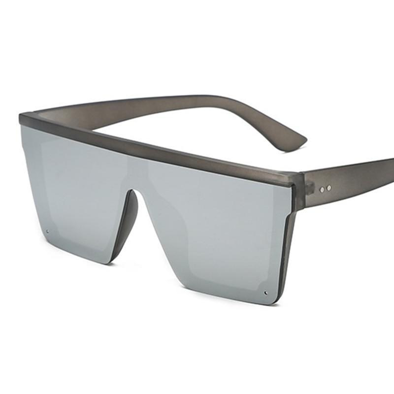 Stevvex Modern Oversized Square Gradient Sunglasses – UV400