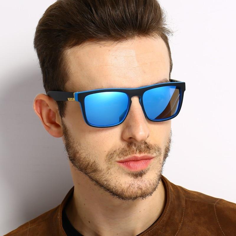 Vintage Stevvex polarized sunglasses with anti-UV lenses, featuring a classic frame and dark tinted lenses for stylish sun protection.