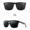 Stevvex vintage polarized sunglasses with anti-UV lenses, featuring classic design and dark tinted frames.