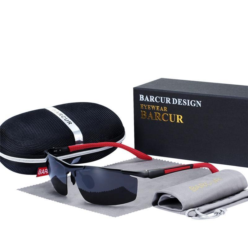 Stevvex luxury men's sports polarized sunglasses with UV400 protection, featuring sleek elegant design and tinted lenses.