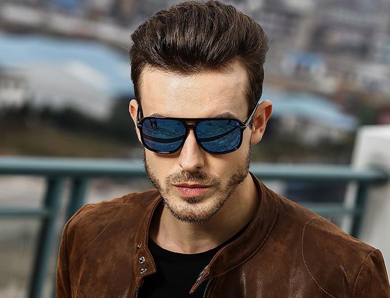 Stevvex luxury polarized oversized sunglasses with UV400 protection, featuring a stylish frame and dark tinted lenses.