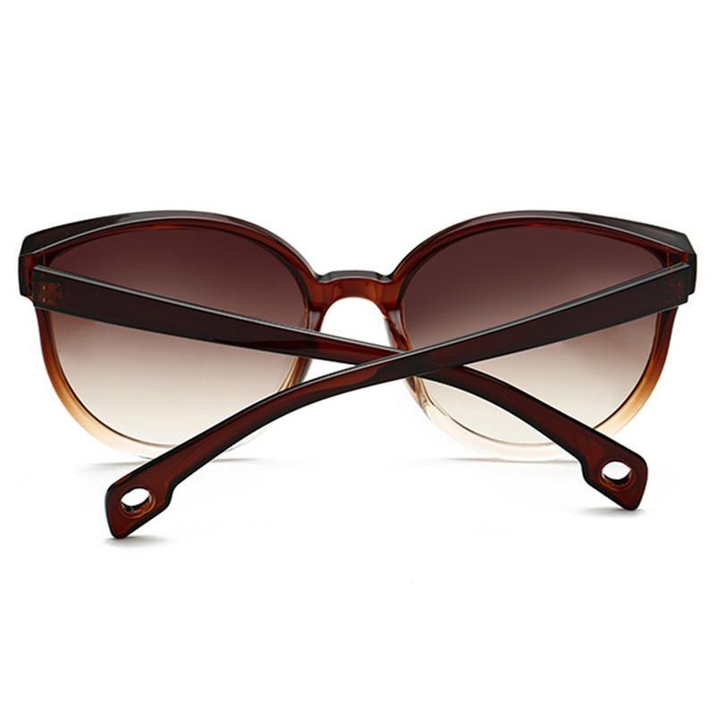 Large cat eye sunglasses for women by Stevvex featuring UV400 protection and a modern style, shown in black with tinted lenses.