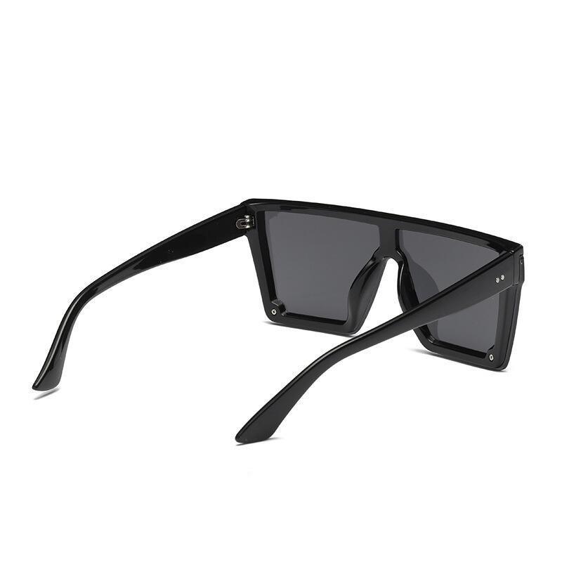 Stevvex Modern Oversized Square Gradient Sunglasses – UV400