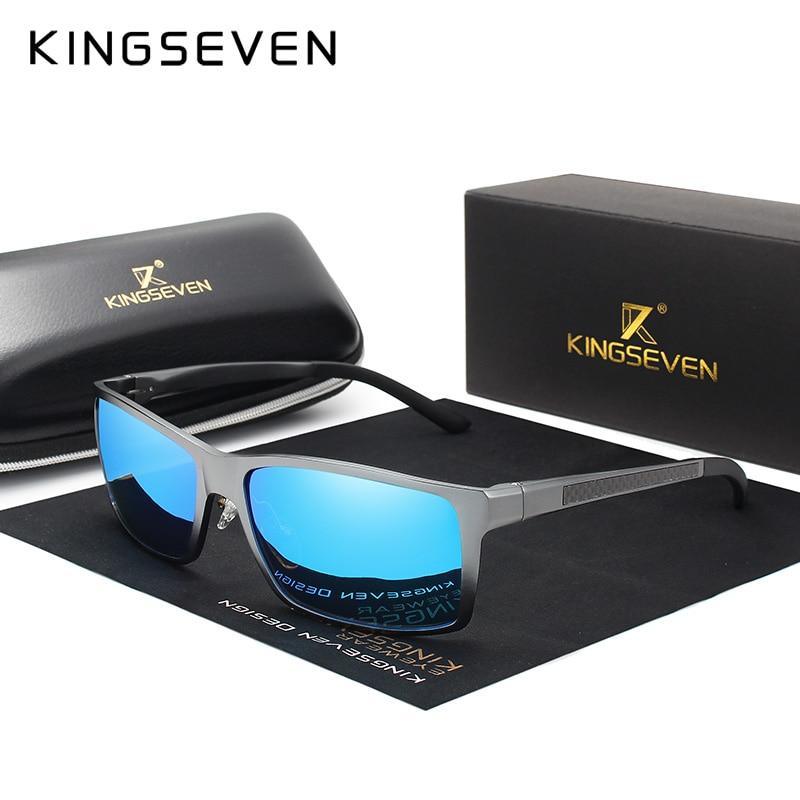 Stevvex unisex sunglasses with aluminum magnesium frame, polarized lenses, UV400 protection, stylish and lightweight design.