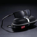 Stevvex sports aluminum polarized UV400 sunglasses with sleek frame and tinted lenses for UV protection and style.