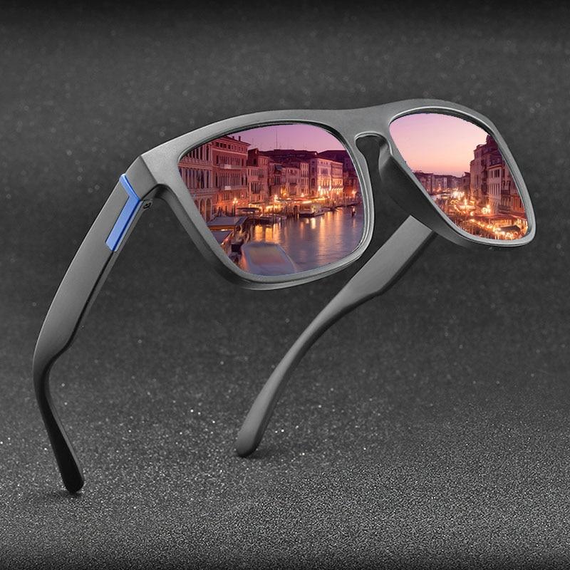 Vintage Stevvex polarized sunglasses with anti-UV coating, featuring dark tinted lenses and classic frame design.