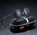 Stevvex polarized sunglasses for women and men with UV400 protection, featuring dark lenses and stylish frame design.