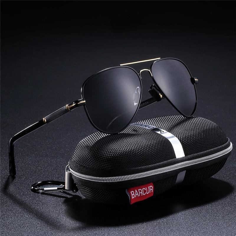Stevvex aviation luxury polarized pilot sunglasses with UV400 protection, featuring dark tinted lenses and sleek frame design.