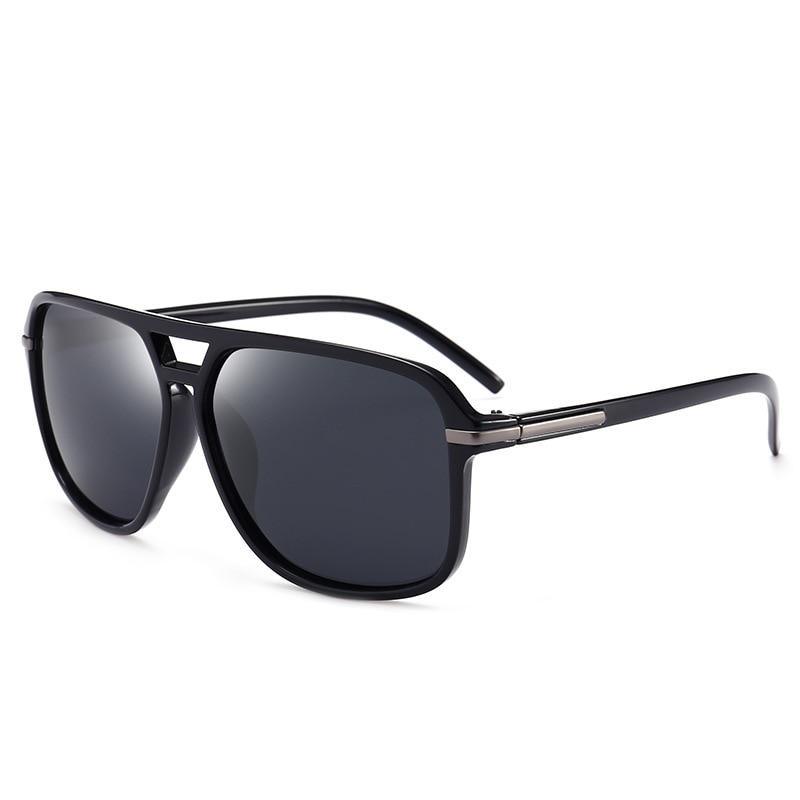 Stevvex luxury polarized oversized mirror UV400 sunglasses with reflective lenses and bold frame design