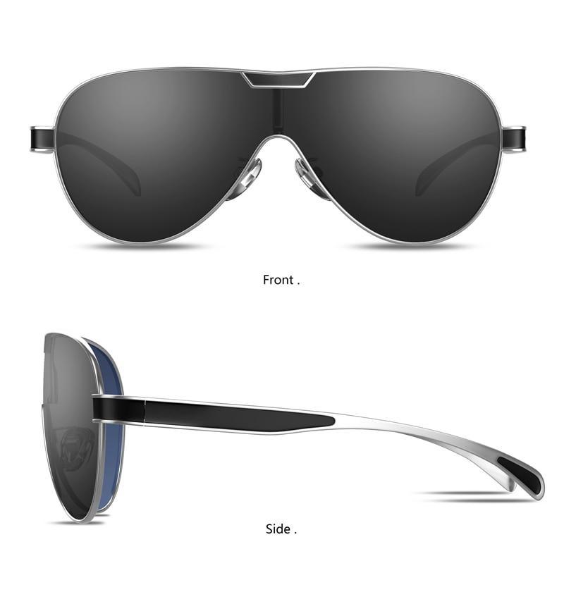Stevvex Polarized Aviator Sunglasses – UV400 Stainless Steel Unisex