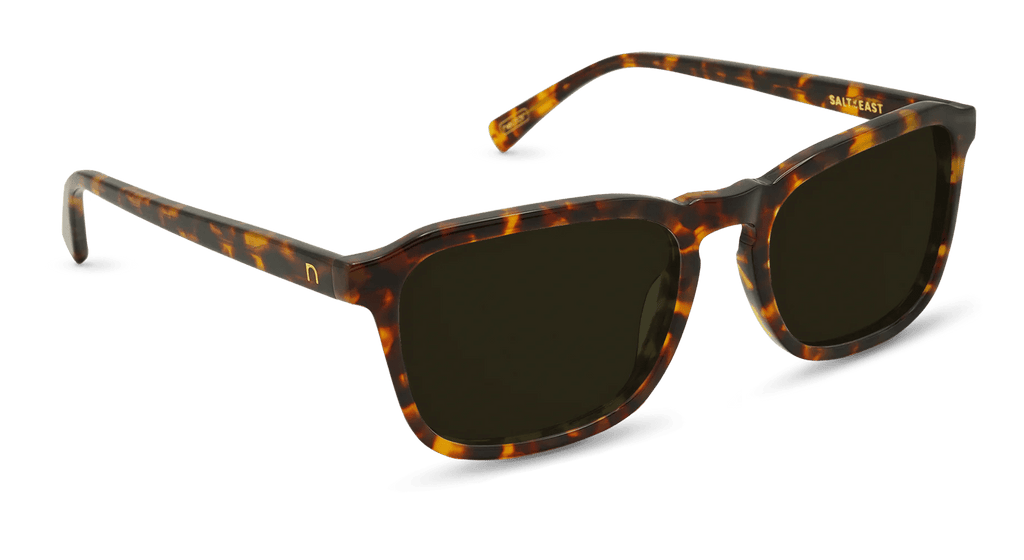 Hawksbill Acetate Rectangle Sunglasses – Handcrafted & UV Protected | Nectar