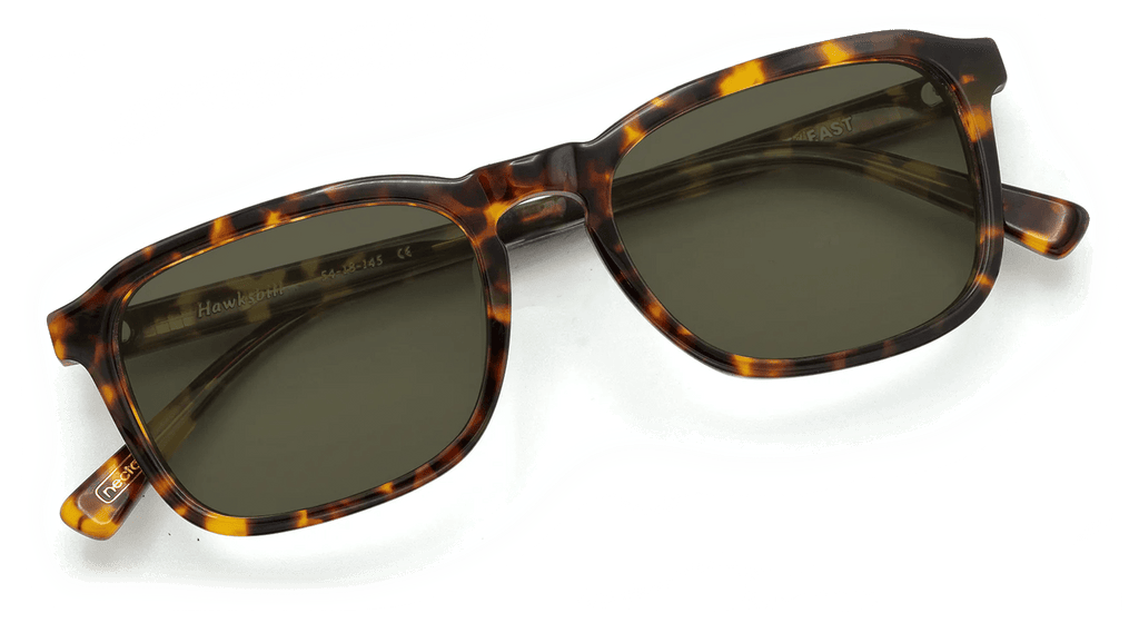 Hawksbill Acetate Rectangle Sunglasses – Handcrafted & UV Protected | Nectar