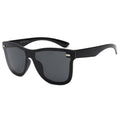 Stevvex unisex retro sunglasses with UV400 mirror flat lenses, stylish eyewear for sun protection and modern fashion.