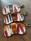 IXCHELTRIANGLE Americano sunglass case showing a stylish, protective eyewear accessory with a sleek design.