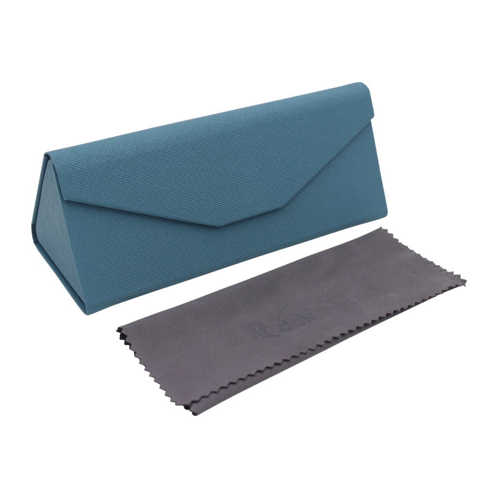 Pacific Blue Vegan Leather Glasses Case