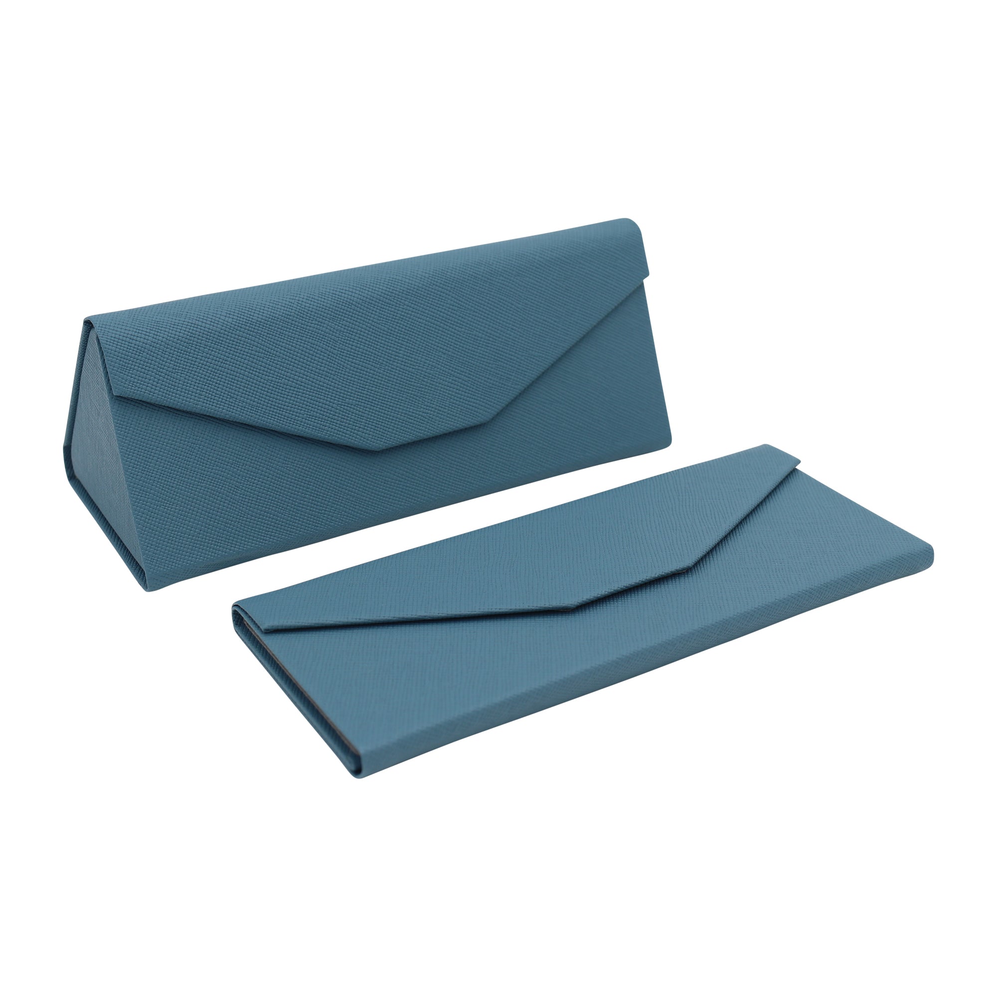 Pacific Blue Vegan Leather Glasses Case