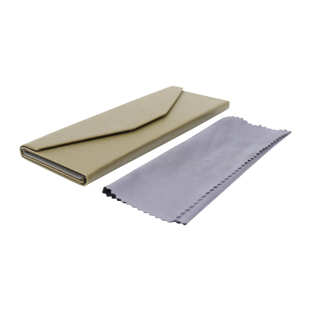 Mocha Vegan Leather Glasses Case