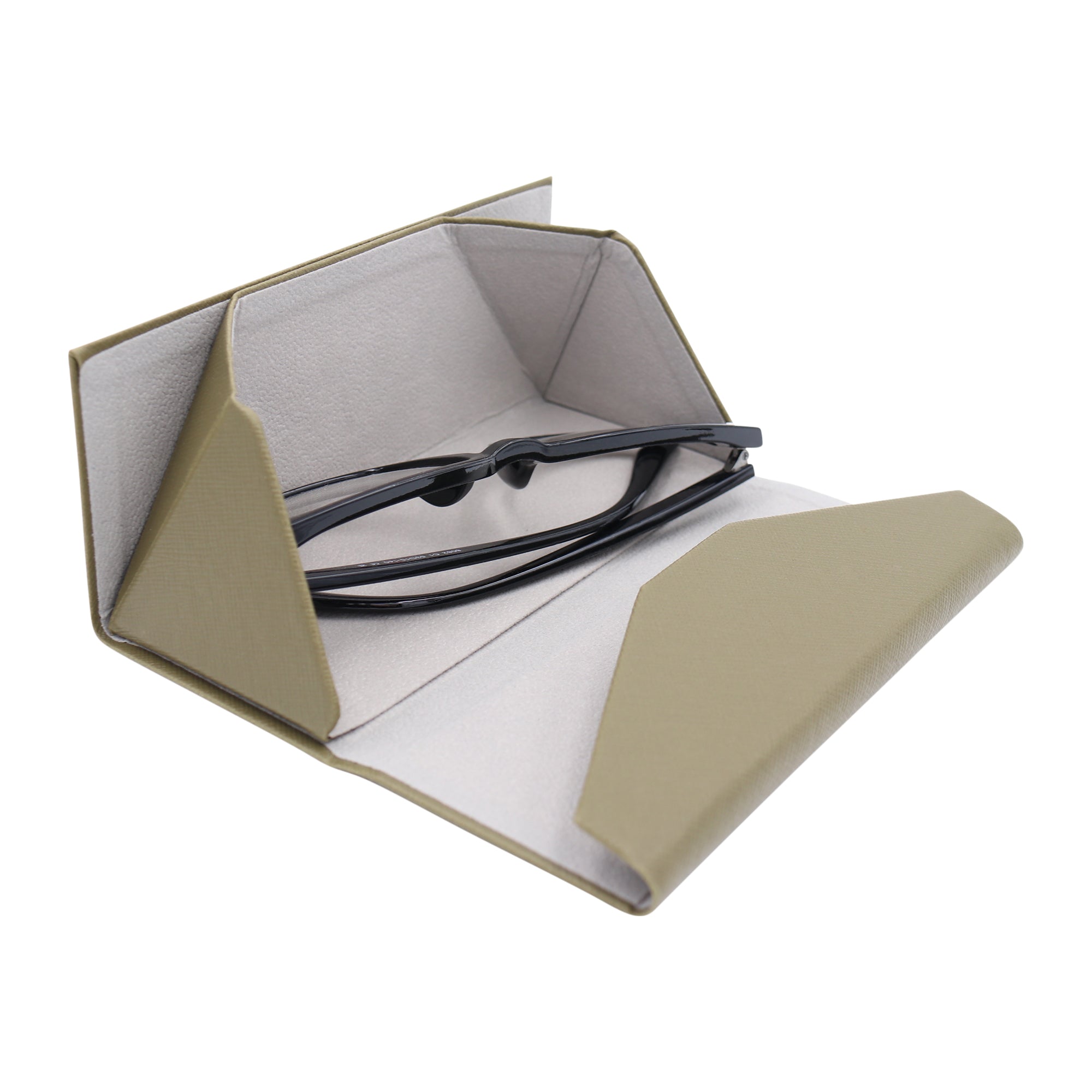Mocha Vegan Leather Glasses Case