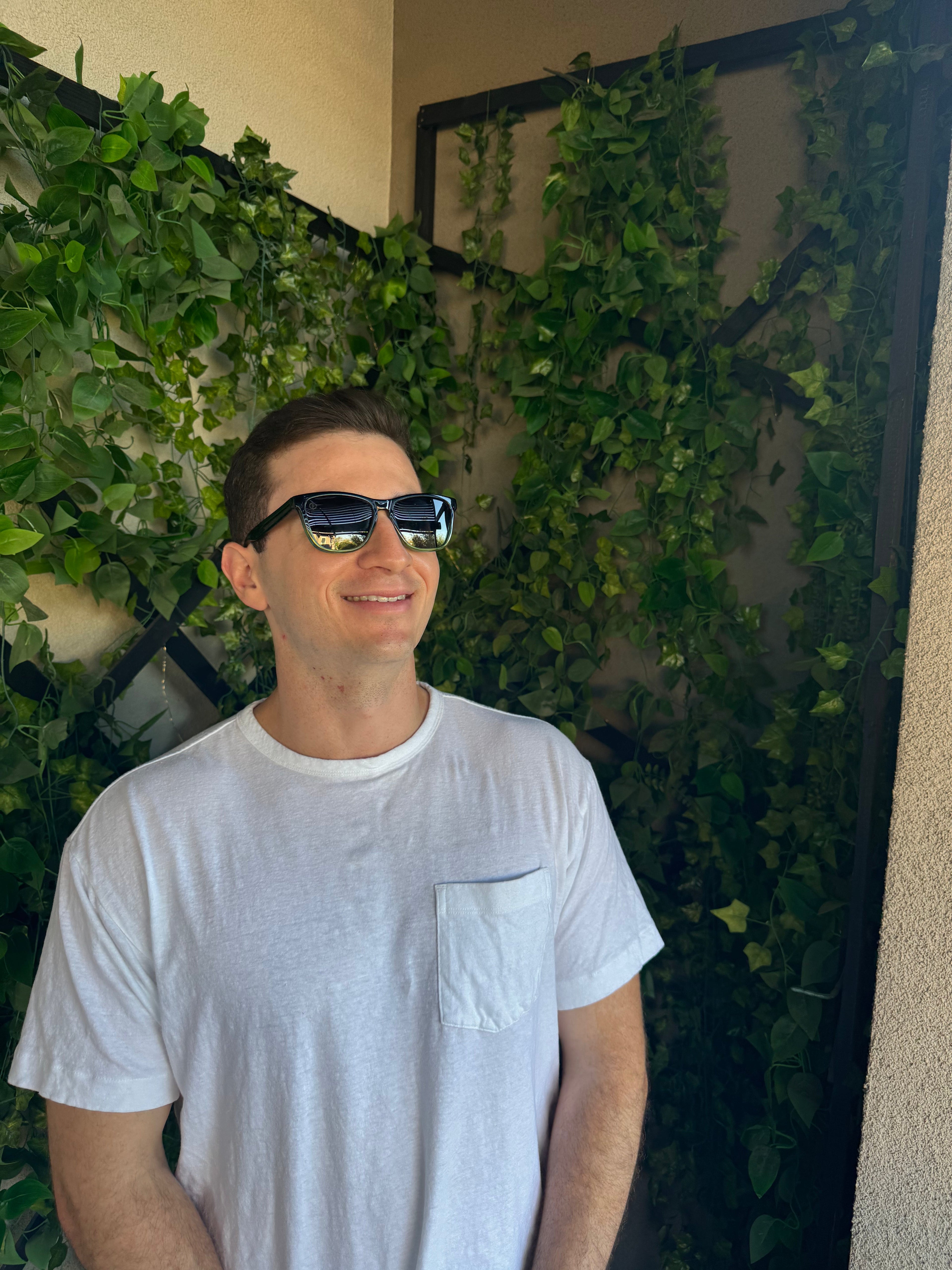 Green Fade X sunglasses by Papago featuring stylish green to fade lens and sleek frame design.