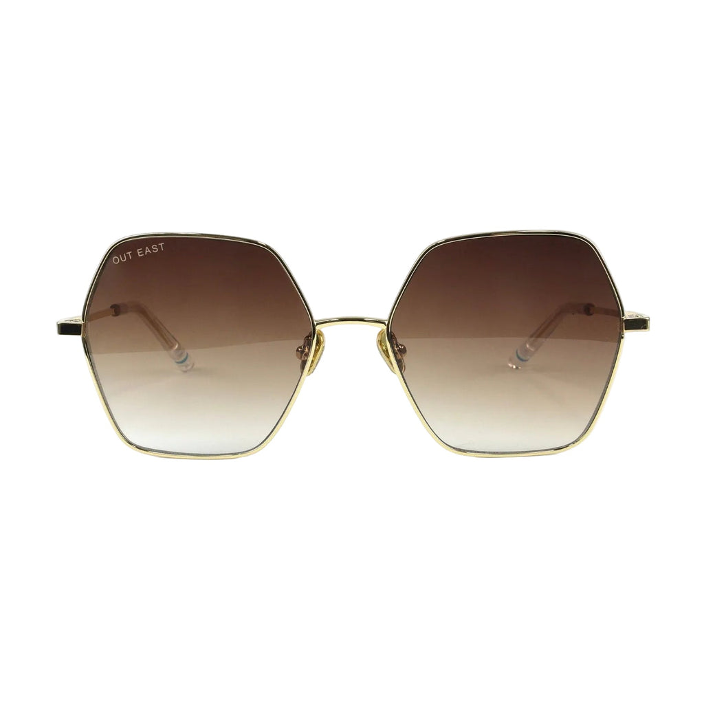 Dorset Polarized Hexagonal Sunglasses | Out East Eyewear