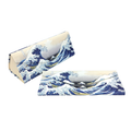 The Great Wave Art Print Vegan Leather Glasses Case