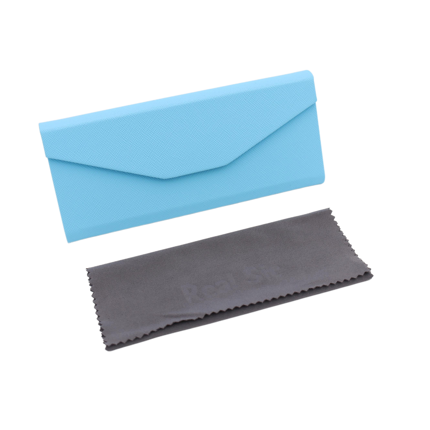 Powder Blue Vegan Leather Glasses Case