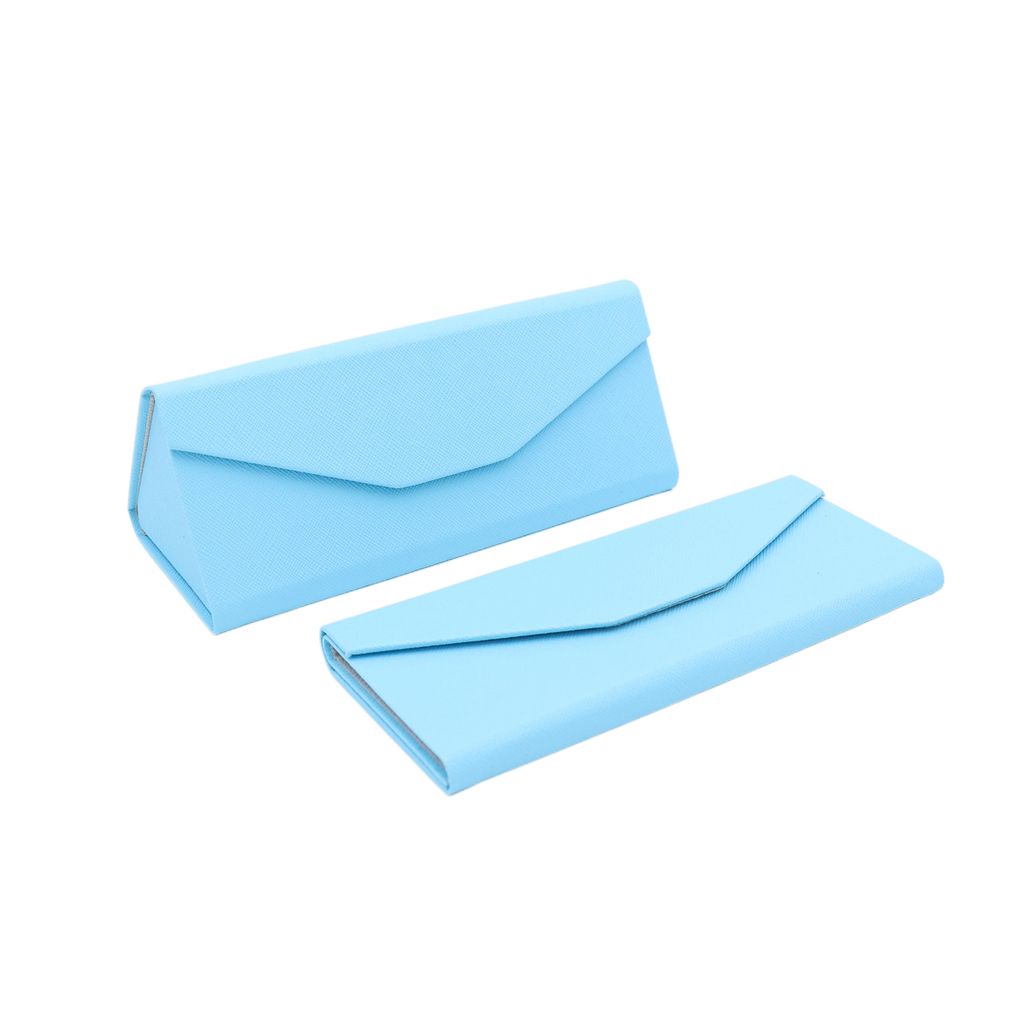 Powder Blue Vegan Leather Glasses Case