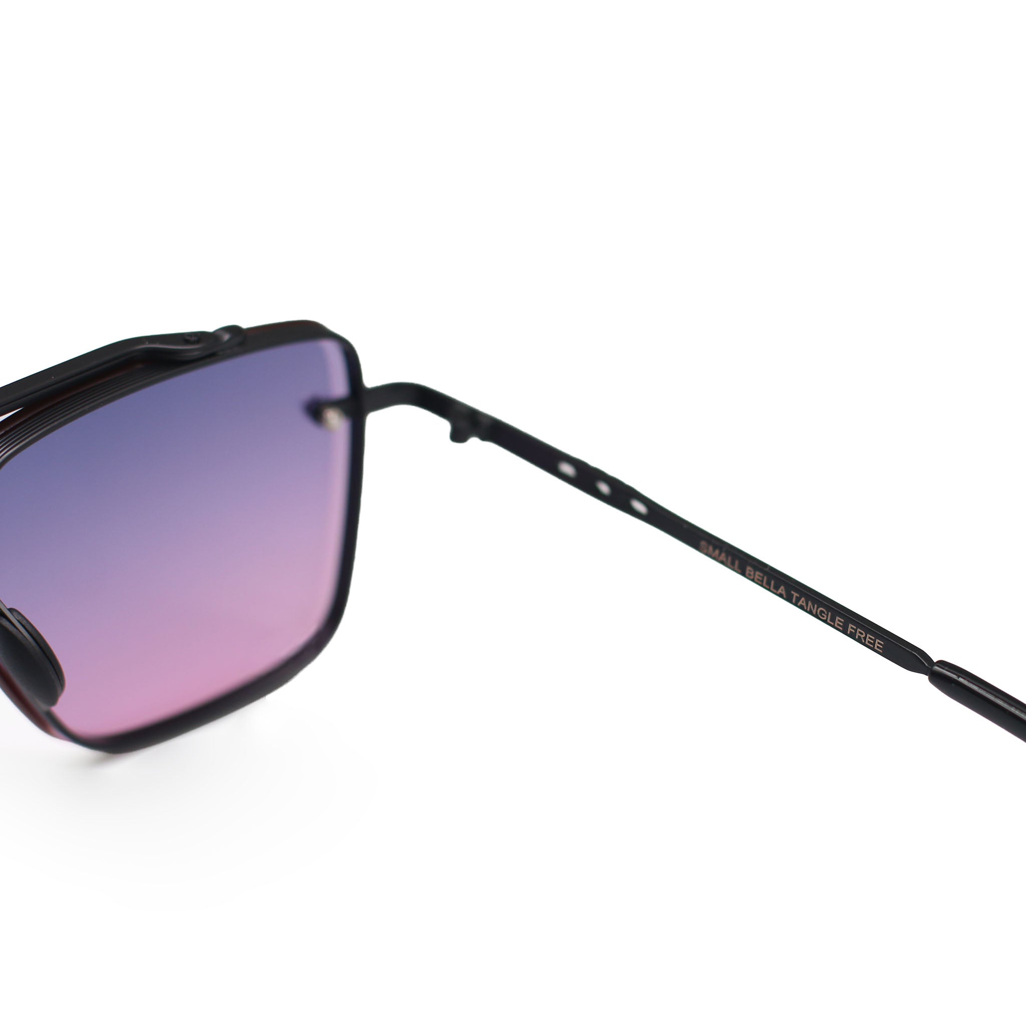 TopFoxx Smaller Bella Faded Purple & Pink Tangle-Free Aviator Sunglasses