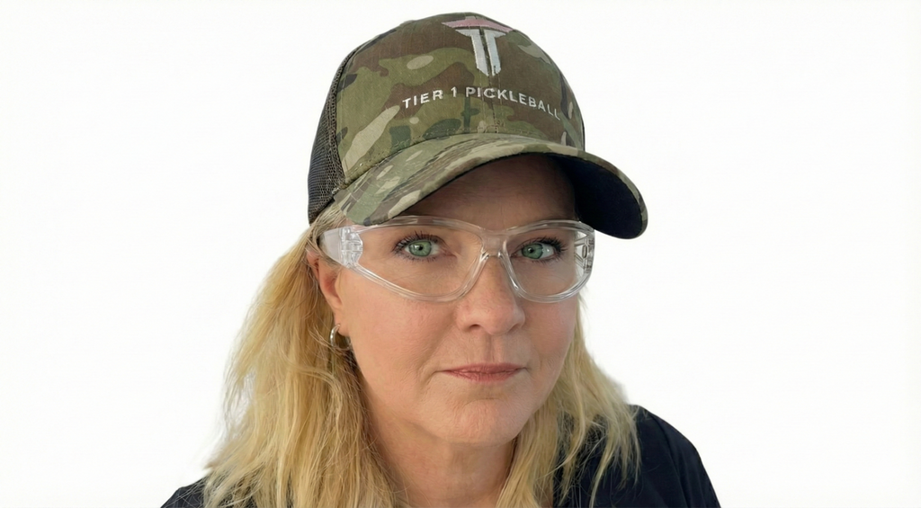 Dink Eyewear Crystal Pickleball Shield – Fog-Free Sport Glasses for Court Play