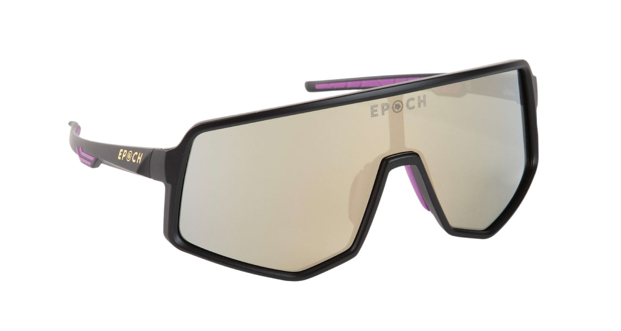 Epoch Eyewear L2 Sport Wrap Raven Sunglasses – Shield Style Wrap Frame