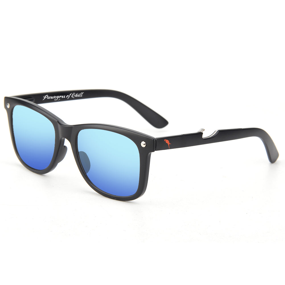 Palm Coast Polarized Sunglasses – Built-In Bottle Opener | Island Time Sunglasses