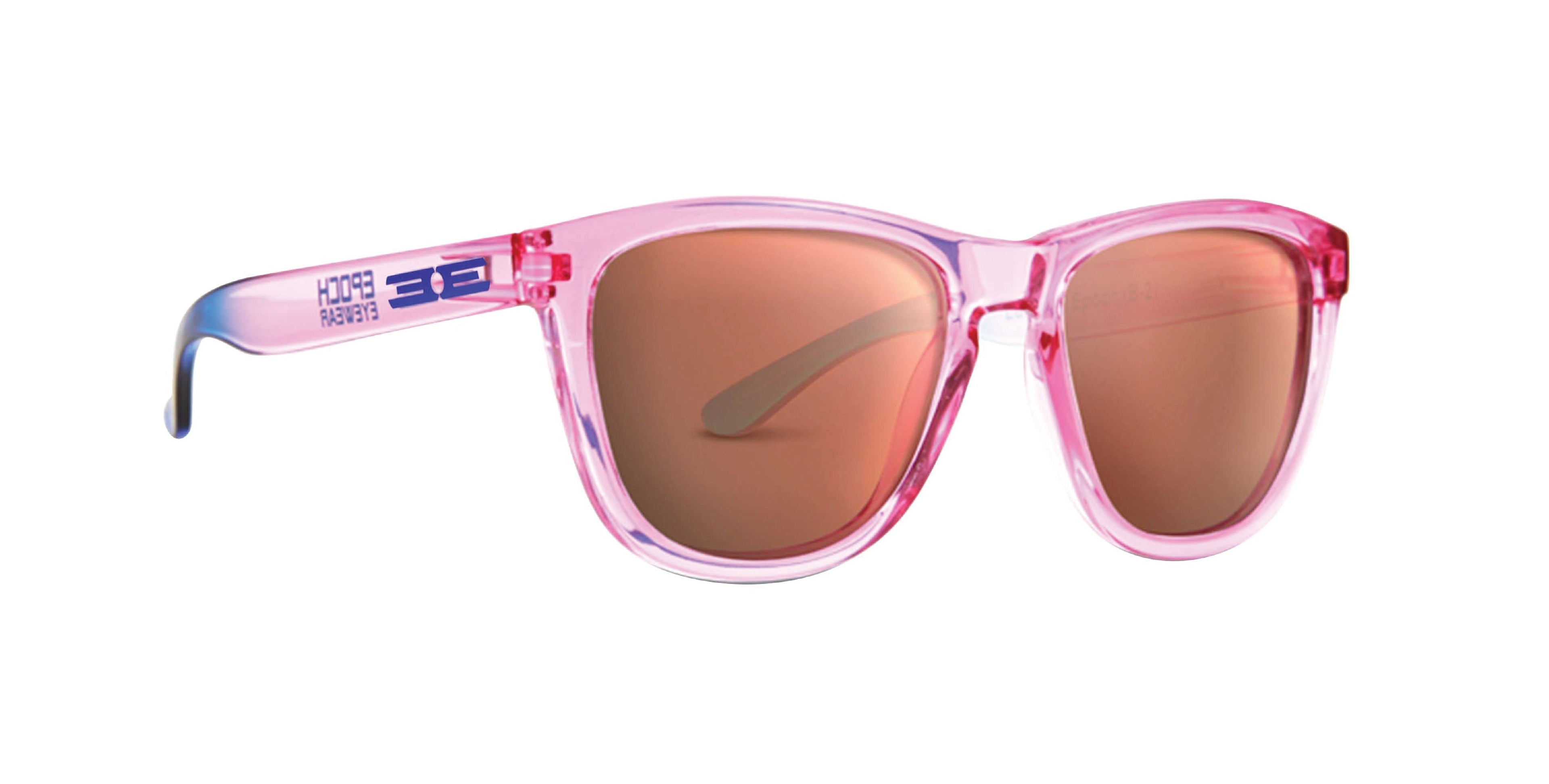 Epoch Eyewear Vibe Rose Polarized Sunglasses – Pink Frame Rose Gold Mirror Lens