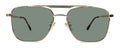 Benny's Eyewear Largo sunglasses with gold frames and green tinted lenses, stylish and protective for sunny days.