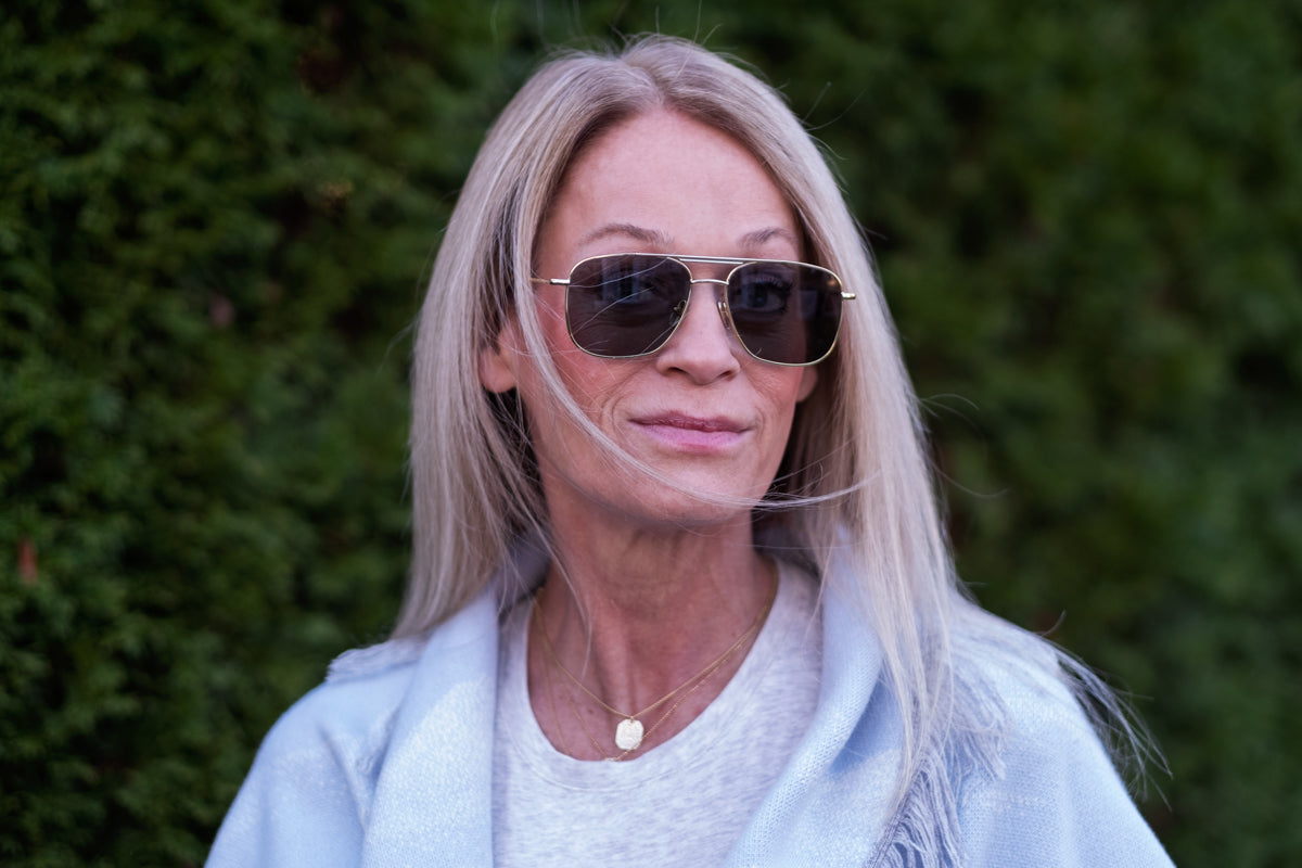 Benny's Eyewear Largo sunglasses with round frames and tinted lenses, stylish and protective for sunny days.