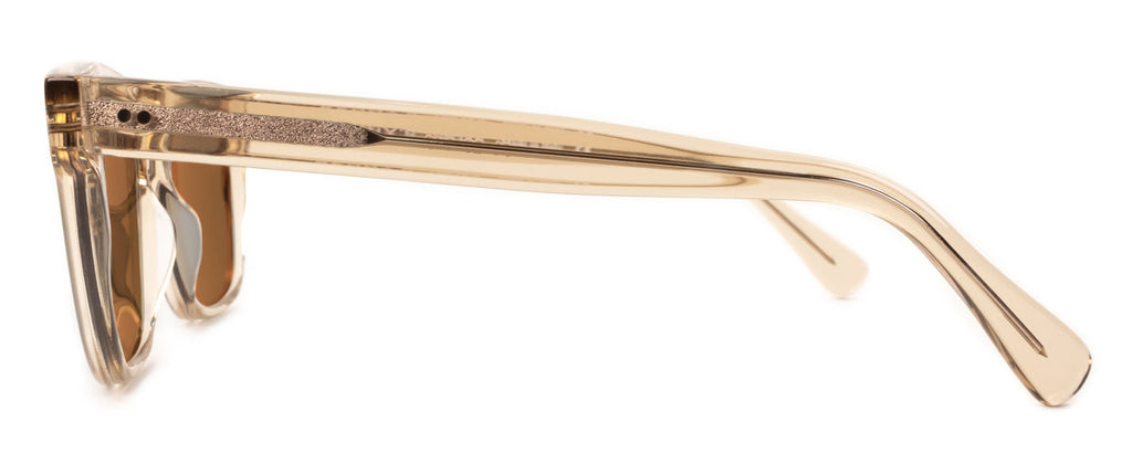 Lincoln Wayfarer Sunglasses – Transparent Frame, Double Rivet | Benny's Eyewear