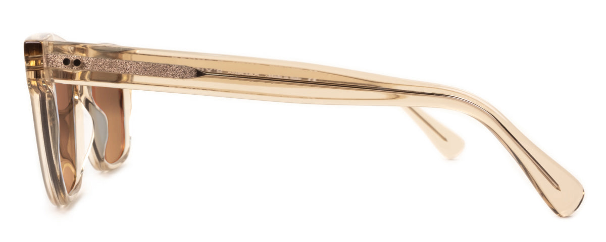 Lincoln Wayfarer Sunglasses – Transparent Frame, Double Rivet | Benny's Eyewear