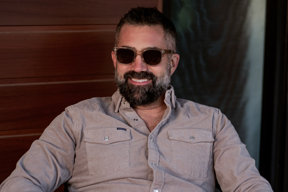 Lincoln Wayfarer Sunglasses – Transparent Frame, Double Rivet | Benny's Eyewear