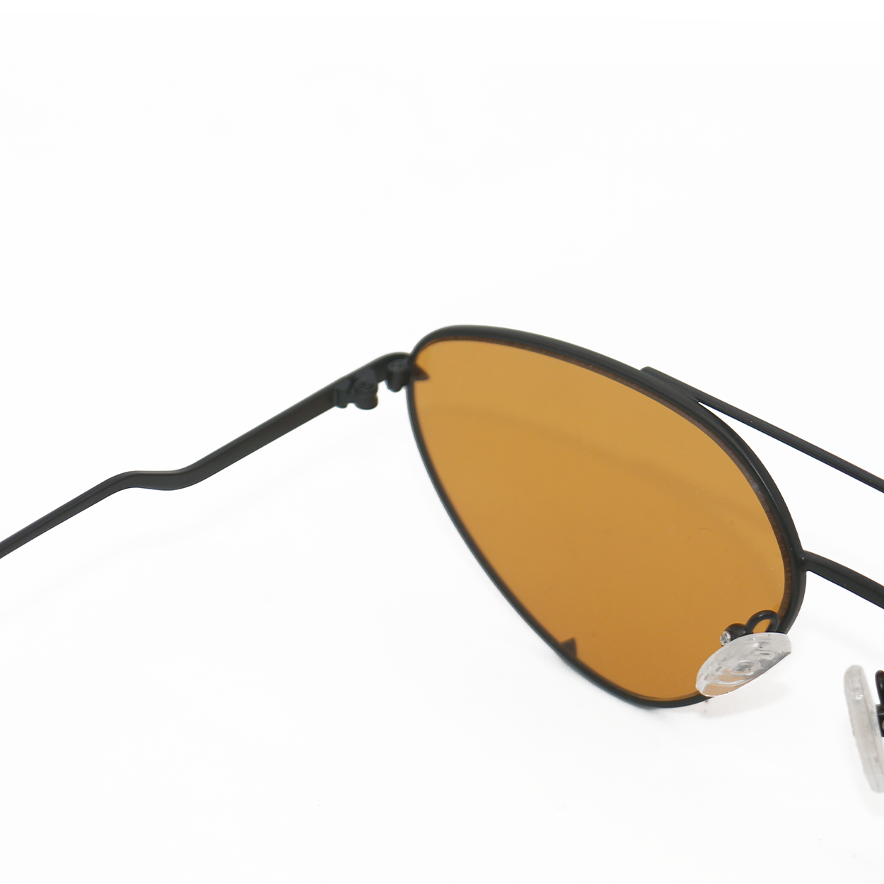 TopFoxx Lucky Star Yellow & Black Cat Eye Aviator Sunglasses