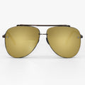 TopFoxx Luna Copper Tangle-Free Round Aviator Sunglasses