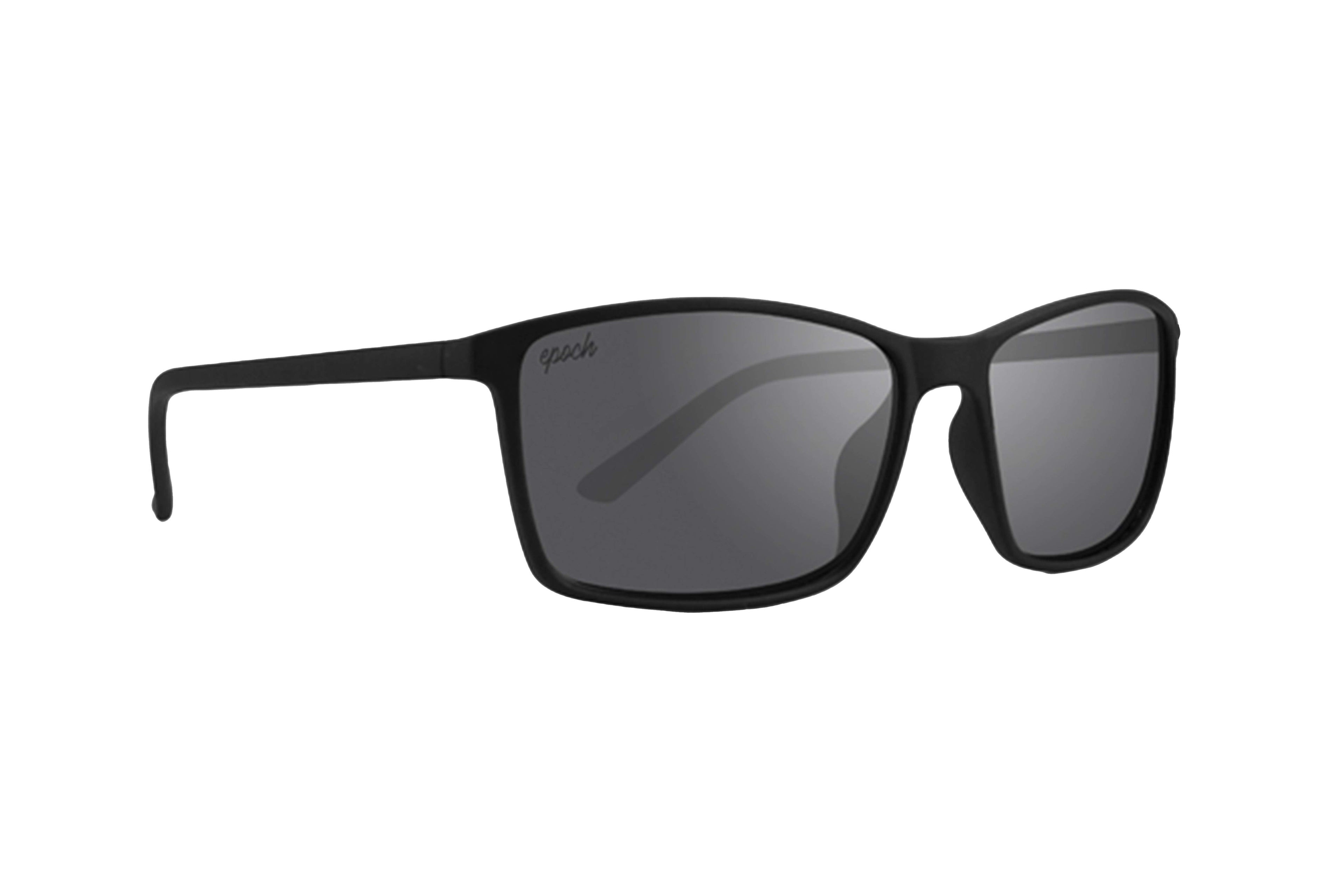 Epoch Eyewear Murphy Lapeer Polarized Sunglasses – Black Frame Smoke Lens