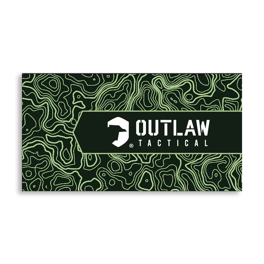 OutLaw Eyewear NVG camo glasses cleaning pouch for cleaning and protecting eyewear, with camouflage pattern and compact design.